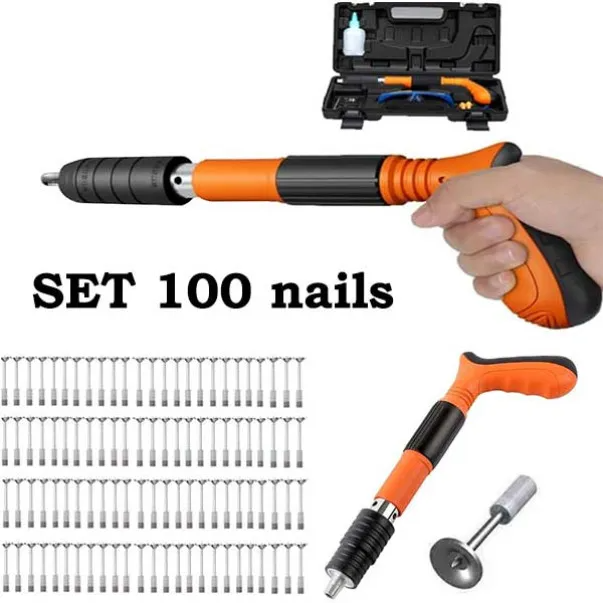 100x Hřebíky pro nastřelovací pistoli - hřebíkovačku