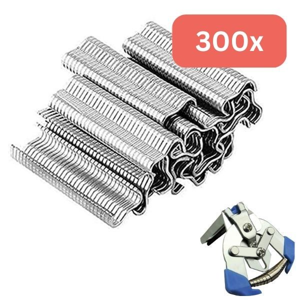 200 + 100 GRATIS drátové svorky