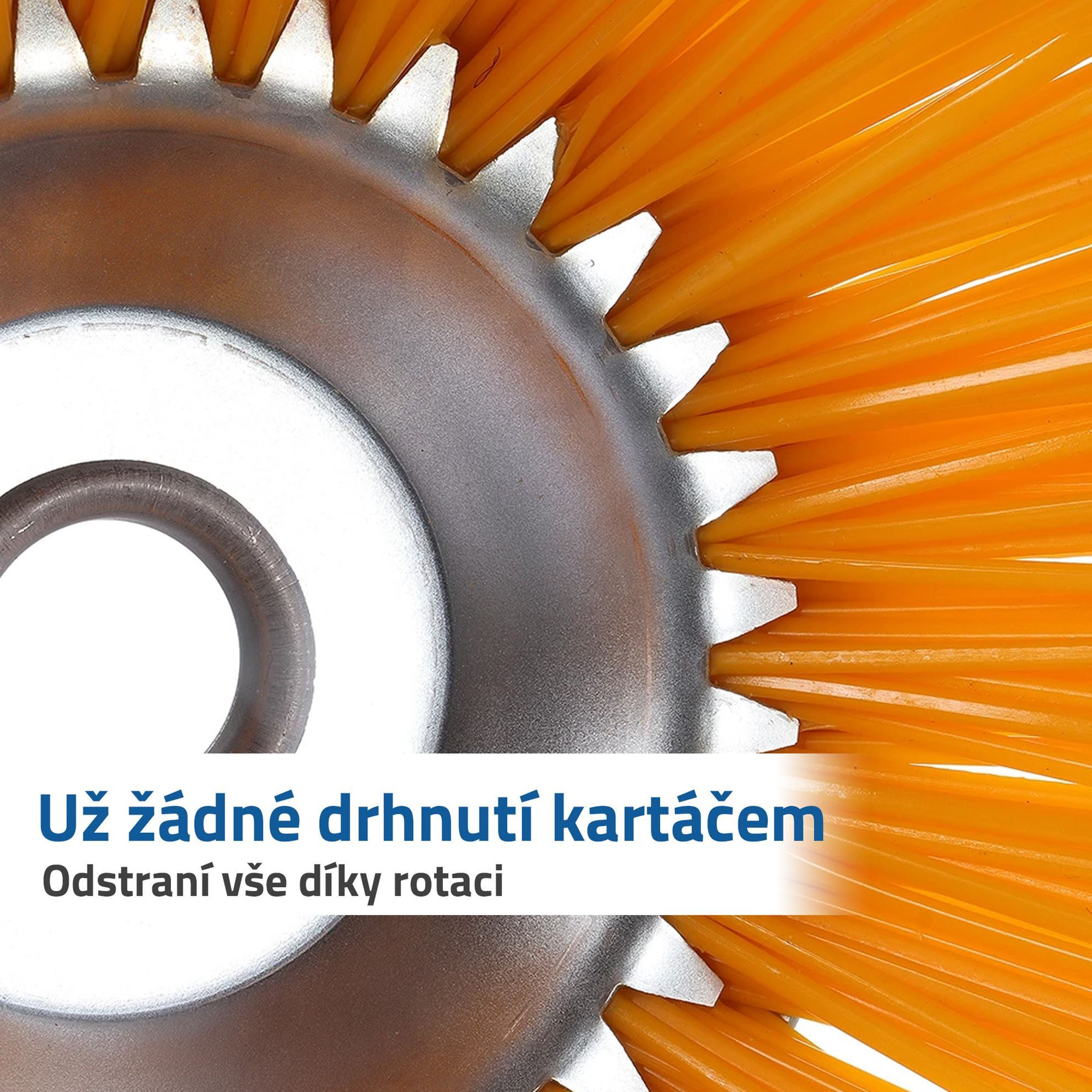 Čistící nástavec na křovinořez